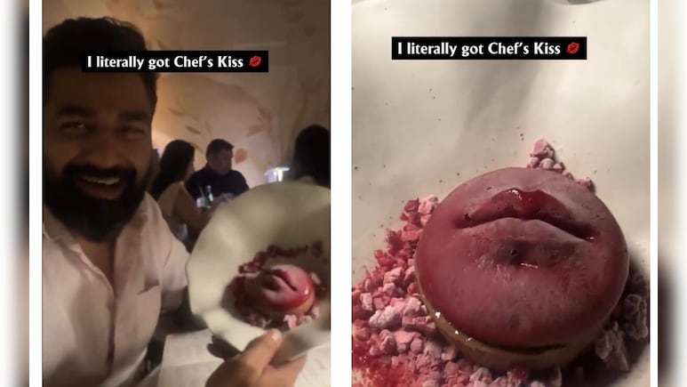 मेन्यू कार्ड का सबसे अतरंगी आइटम! जब प्लेट में सजकर आए गुलाबी होंठ, देखें वायरल वीडियो