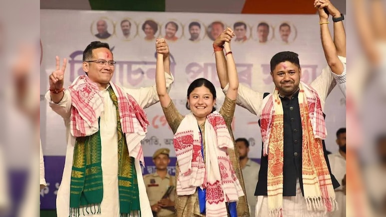 असम चुनाव 2026 : बीफ विवाद के बीच घिरीं सबसे युवा प्रत्याशी कुंकी चौधरी, रैली में हुआ विरोध