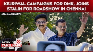Tamil Nadu Polls: Arvind Kejriwal Campaigns For MK Stalin, Joins Him For A Roadshow In Chennai