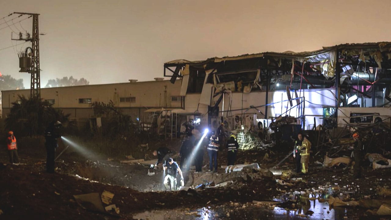 Iran Strikes Aerospace Facility Near Tel Aviv