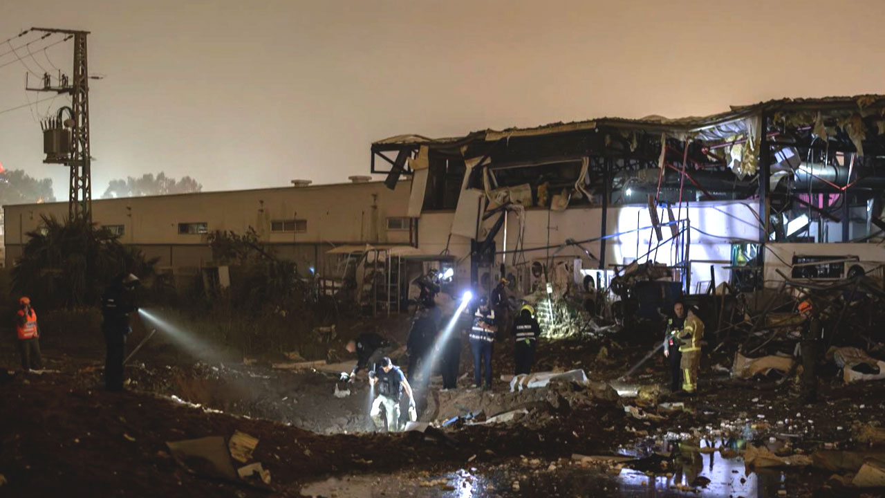 Iran Strikes Aerospace Facility Near Tel Aviv