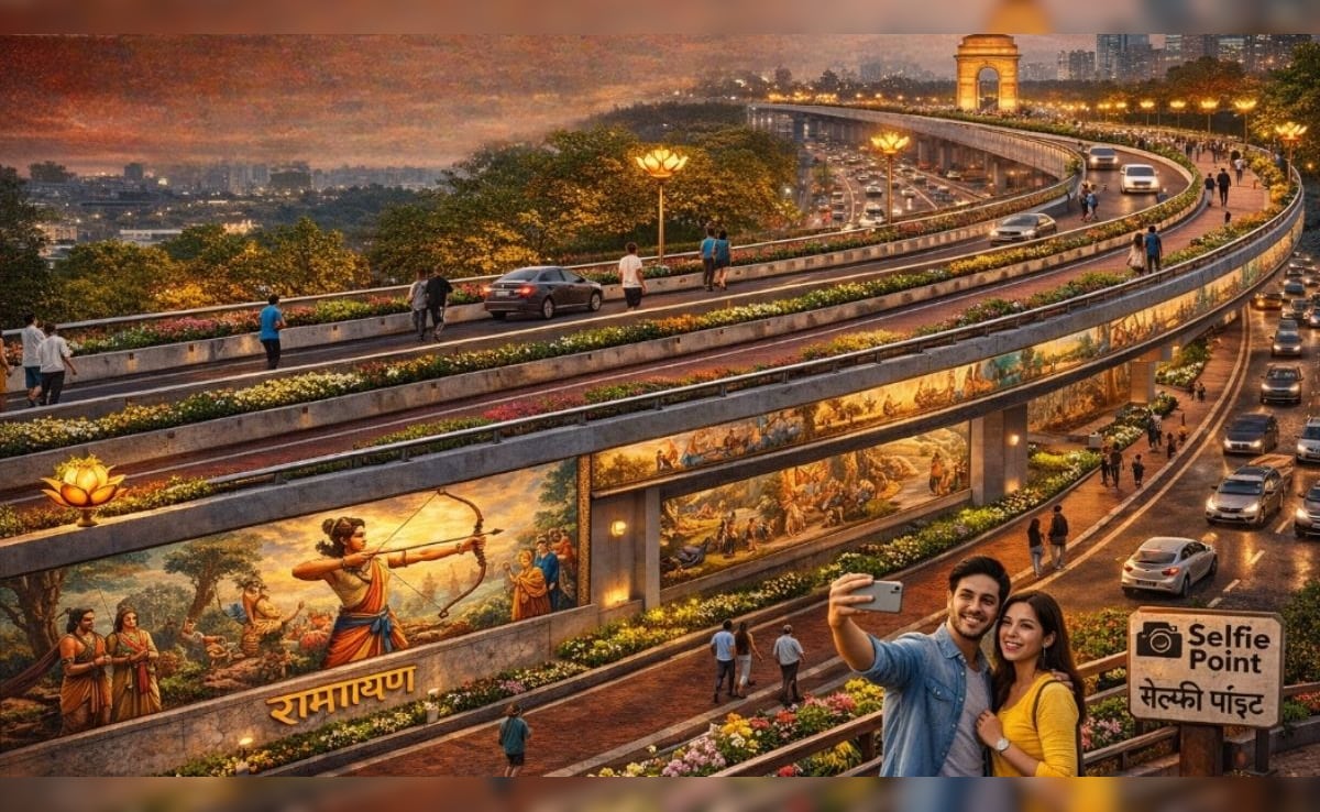 दिल्ली के 6 फ्लाईओवर की बदलेगी तस्वीर, वॉकिंग ट्रैक समेत मिलेंगे सेल्फी पॉइंट, दिखेगी रामायण की विज्यूल जर्नी