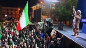 'Death To America': Anti-America Slogans In Tehran After Ceasefire