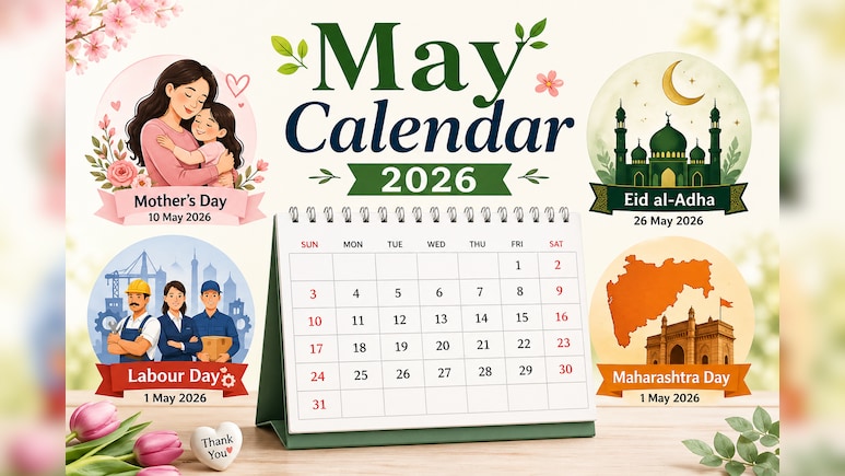 May 2026 Calendar: Labour Day, Mother's Day, Buddha Purnima And More, Full List Of National And International Days, Events