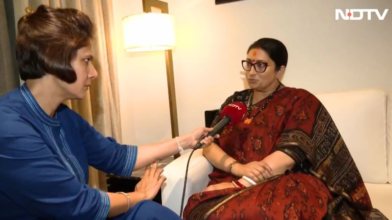 "She's Not Bangladesh PM": Smriti Irani On Mamata Banerjee's "Outsider" Rhetoric