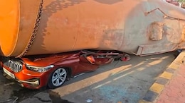BMW Flattened After Truck Falls On It In Andhra, High Court Lawyer Killed