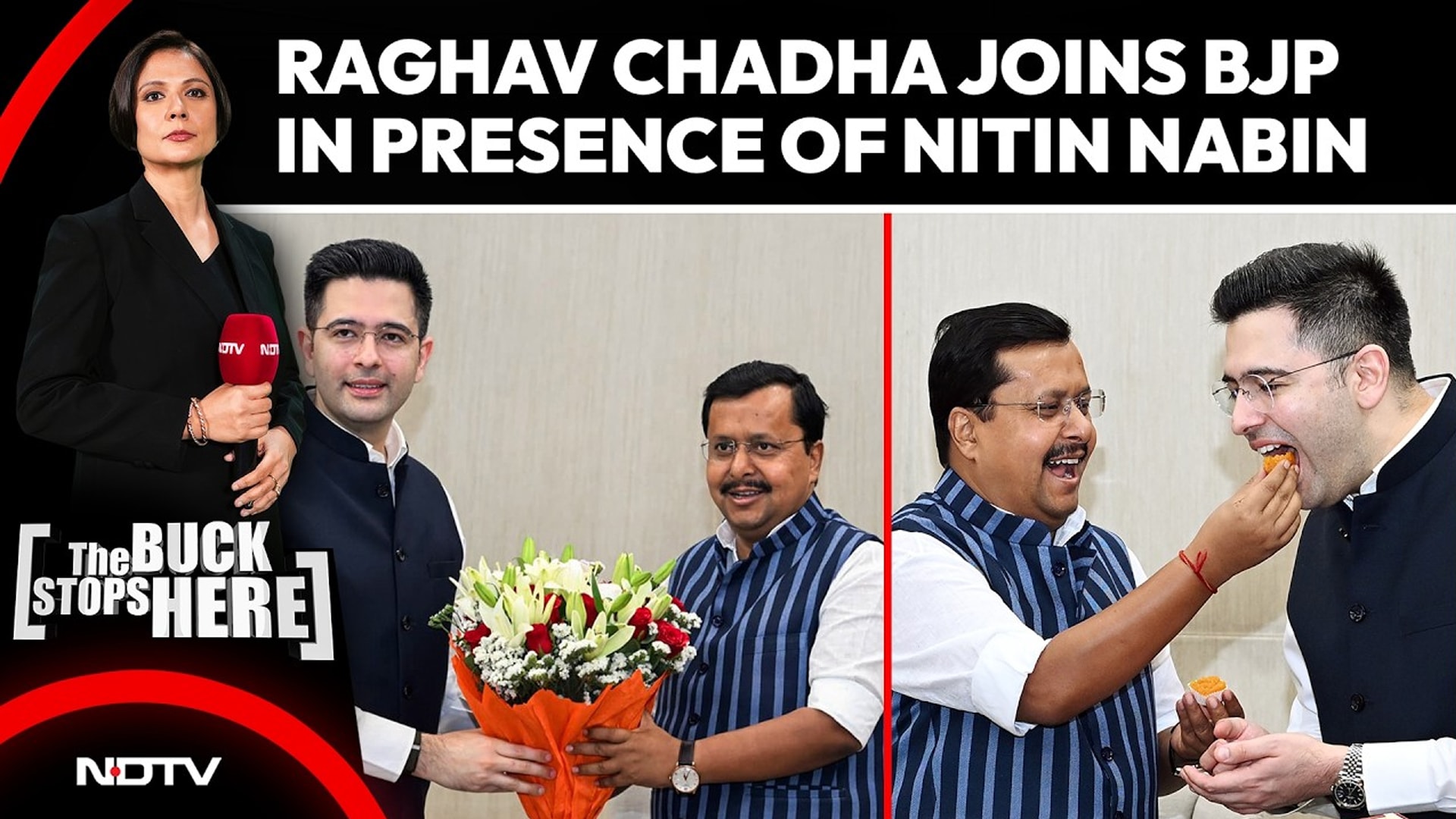 Raghav Chadha Joins BJP In Presence Of Chief Nitin Nabin