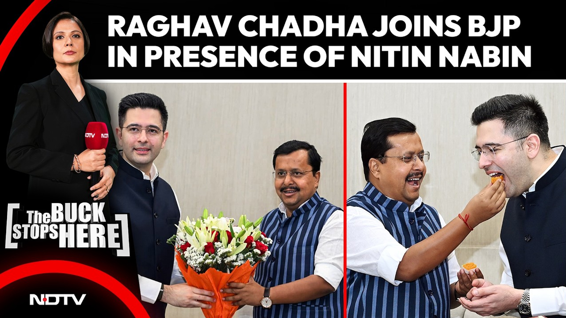 Raghav Chadha Joins BJP In Presence Of Chief Nitin Nabin