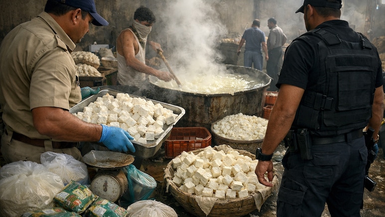 रायपुर में नकली पनीर को लेकर फैक्ट्री पर खाद्य विभाग ने की बड़ी छापामार कार्रवाई, 560 किलो माल जब्त