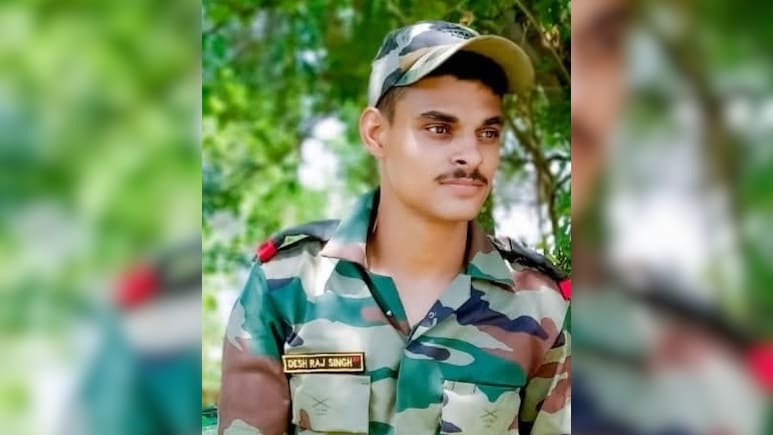 देश की सेवा में सीकर निवासी सेना के जवान देशराज सिंह शहीद, अरुणाचल प्रदेश में बॉर्डर पर थी तैनाती