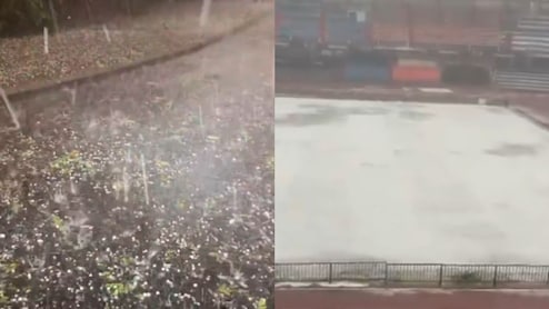 Bengaluru Gets Respite From Heat As Hailstorm, Heavy Rain Trigger Disruptions Under Orange Alert