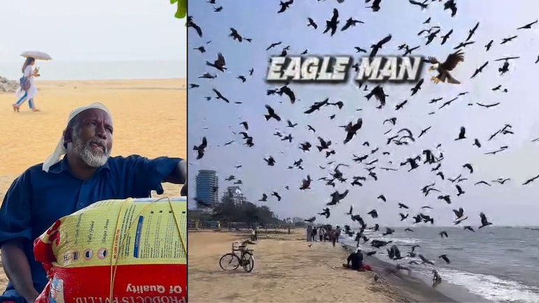इस शख्स के एक इशारे पर लग जाता है चीलों का मेला, 'ईगल मैन' का VIRAL VIDEO देख आपकी आंखें भी खुली रह जाएंगी