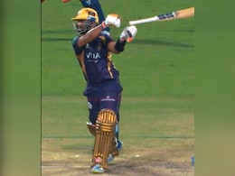 Hilarious IPL Video: Ajinkya Rahane's Bat Slips From His Hand, But The Ball Goes For A Six Too In KKR vs LSG