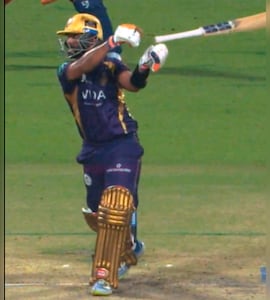Hilarious IPL Video: Ajinkya Rahanes Bat Slips From His Hand, But The Ball Goes For A Six Too In KKR vs LSG