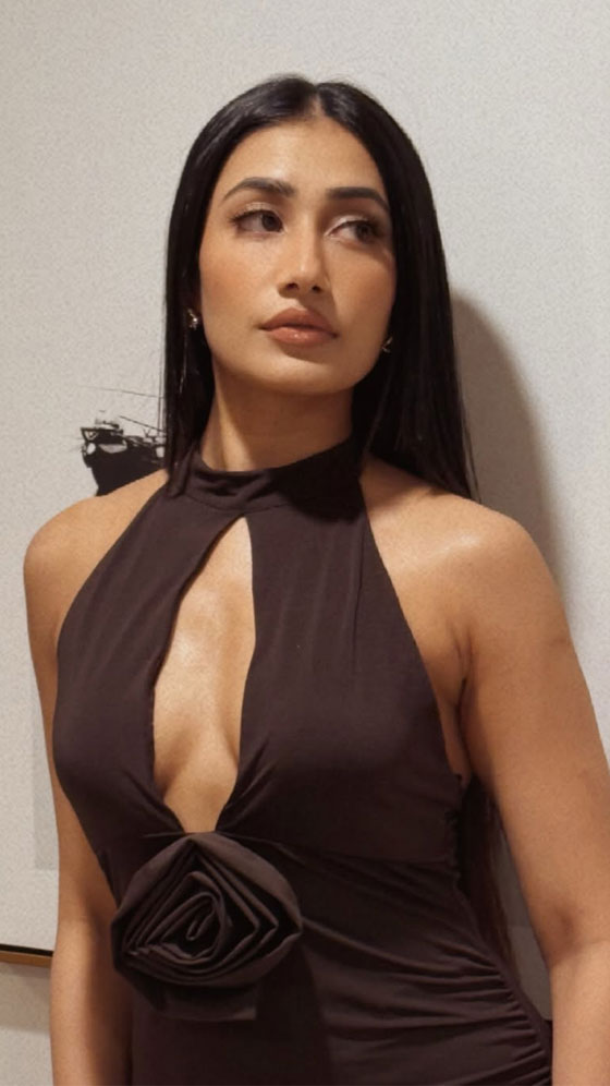 Dhanashree Verma's Elegant Brown Outfit