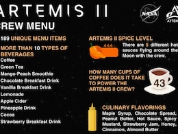 What Is On NASA's Artemis II Menu: Full List Of 189 Items, From Lemonade To Cake