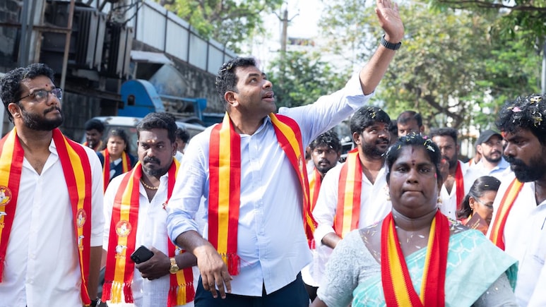 Can Vijay Breach DMK Bastion In Villivakkam? TVK's Aadhav Arjuna Faces A Tough Task