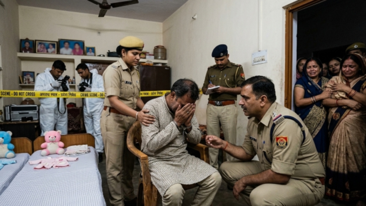 कानपुर में जुड़वा बेटियों की हत्या, पिता ने अपने हाथों से काटा&nbsp;11 साल की 'रिद्धि-सिद्धि' का गला, पत्नी-बेटा ऐसे बचे