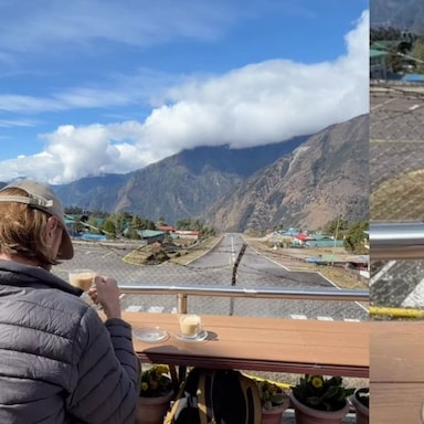 At This Cafe Near World's Most Dangerous Airport, Coffee Comes With Stunning Flight Views