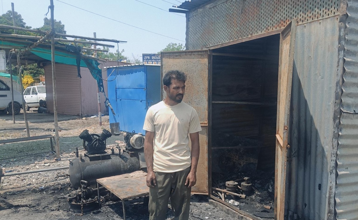 Gujarat Migrant Shop Owner Left Devastated As Life Savings Turn to Ashes
