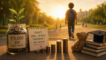 Rs 3,000 SIP For Child: How Small Savings Build A Big Corpus By Age 18