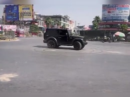 Video: UP Thar Driver's Drifting Stunt Near Police Post Gets SUV Seized