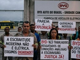 ब्राजील सरकार ने BYD पर लगाया 'गुलामी' का आरोप, 163 मजदूरों को छुड़ाया, कंपनी 'डर्टी लिस्ट' में शामिल