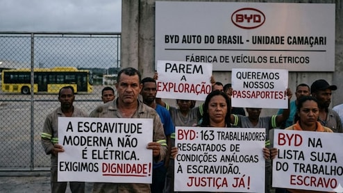 ब्राजील सरकार ने BYD पर लगाया 'गुलामी' का आरोप, 163 मजदूरों को छुड़ाया, कंपनी 'डर्टी लिस्ट' में शामिल