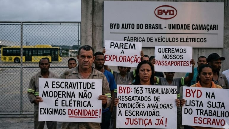 ब्राजील सरकार ने BYD पर लगाया 'गुलामी' का आरोप, 163 मजदूरों को छुड़ाया, कंपनी 'डर्टी लिस्ट' में शामिल