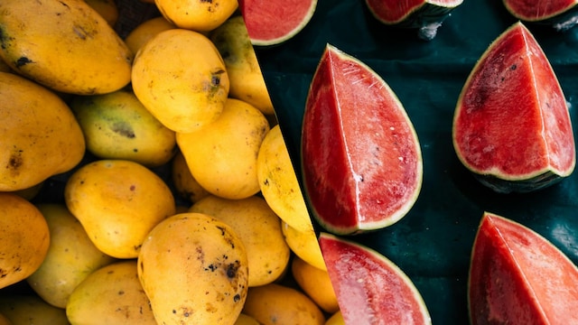 Mango and watermelon are summer fruits that can cause a blood sugar spike when eaten in large quantites