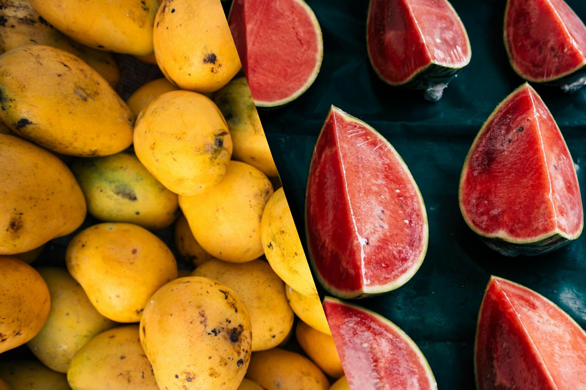 Mango and watermelon are summer fruits that can cause a blood sugar spike when eaten in large quantites