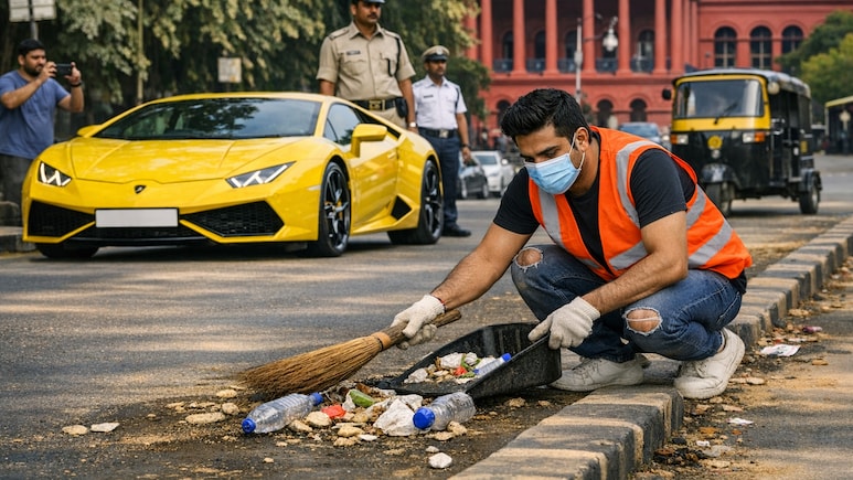 अपनी लैंबोर्गिनी में जाओ और सड़क पर झाड़ू लगाओ, जज ने रईसजादे को दी कभी न भूलने वाली सजा