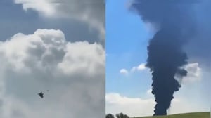 On Camera, Iran's Shahed Drone Chased By US F-15 Jet Over Iraq