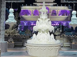 At The Million-Dollar Mantena-Gadiraju Udaipur Wedding, The Cake Took 3,500 Hours To Make