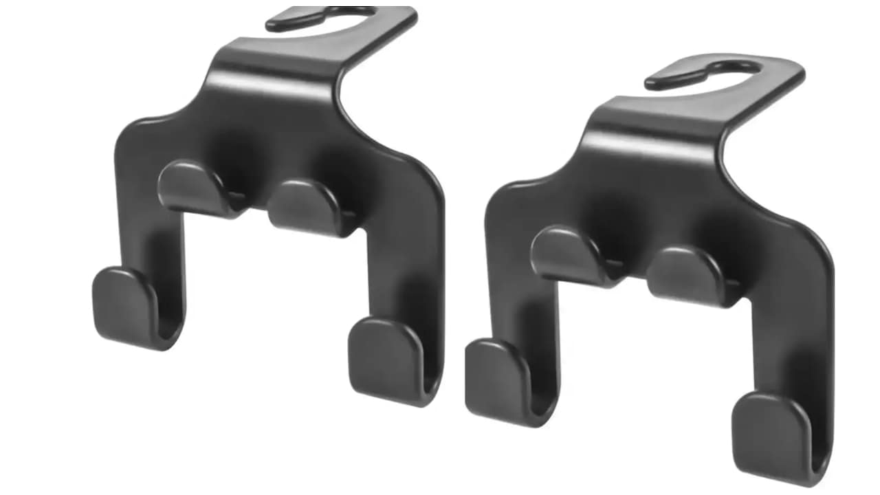 Click to buy Reyhan Car Headrest Hook Organizer with 4 Utility Hooks Car Multi Pocket (10 L)