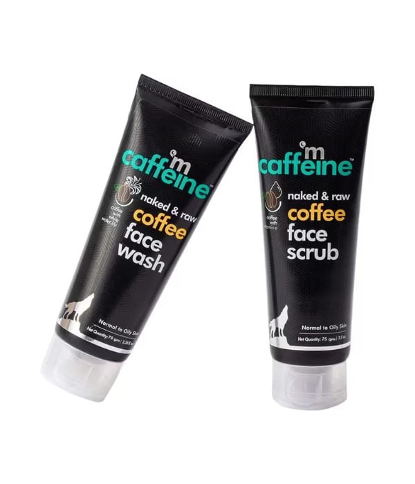 Click To Buy mCaffeine Exfoliating Face Wash And Face Scrub Combo