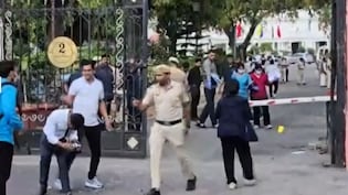 Masked Man In Car Breaks Barrier At Delhi Assembly In Massive Breach, Flees