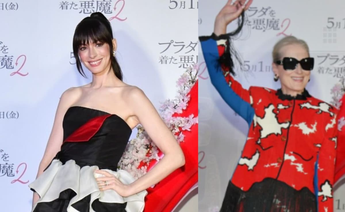 Anne Hathaway und Meryl Streep präsentieren Haute Couture beim „Der Teufel ...