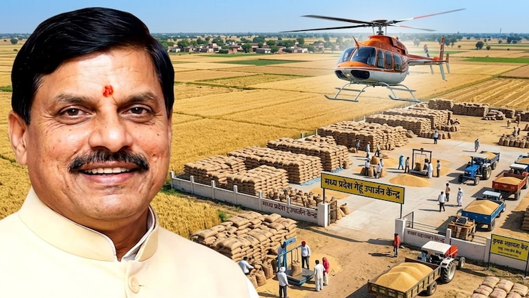 MP में गेहूं खरीदी की जमीनी हकीकत जानेंगे CM मोहन; कहीं भी उतरेगा हेलिकॉप्टर, औचक किसानों से होगा संवाद