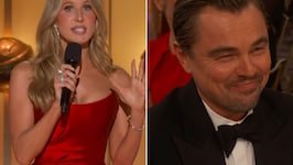 After Viral Golden Globes Roast, DiCaprio Gifts Nikki Glaser Pasta Baskets