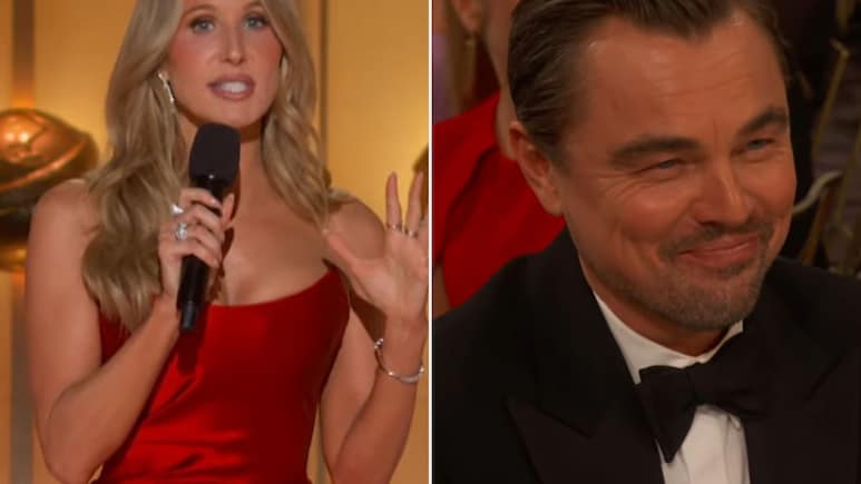 After Viral Golden Globes Roast, Leonardo DiCaprio Gifts Nikki Glaser Pasta Baskets