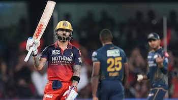 IPL 2026: Virat Kohli Smashes 300th Six, Becomes First To Reach Landmark For Single Franchise &mdash; Watch