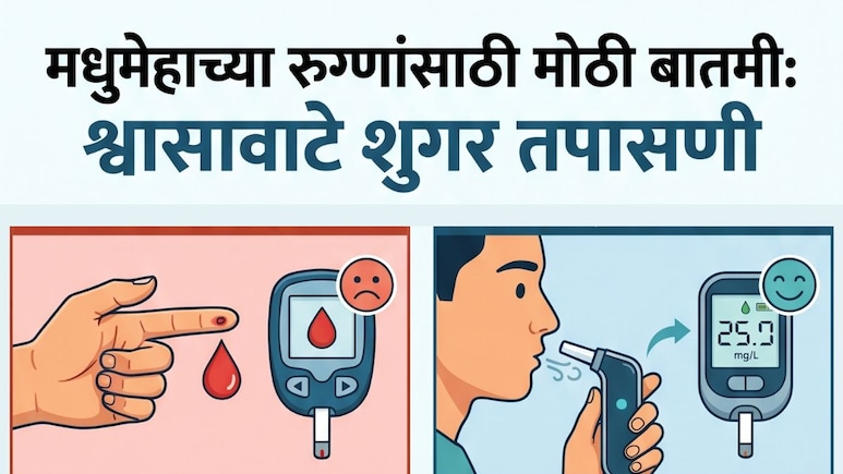 Diabetes Tests: मधुमेहींना मोठा दिलासा! रक्त नाही आता श्वास सांगणार तुमचा डायबेटिस, कशी होणार टेस्ट? वाचा