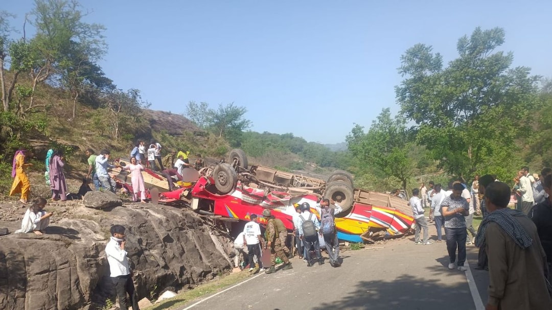 Atleast 15 Killed, Several Injured As Bus Rolls Down Hill In J&K's Udhampur; Rescue Ops Underway