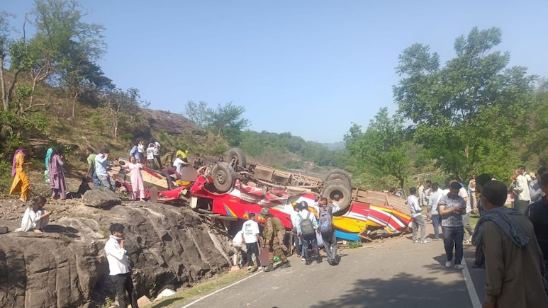 Atleast 15 Killed, Several Injured As Bus Rolls Down Hill In J&K's Udhampur; Rescue Ops Underway