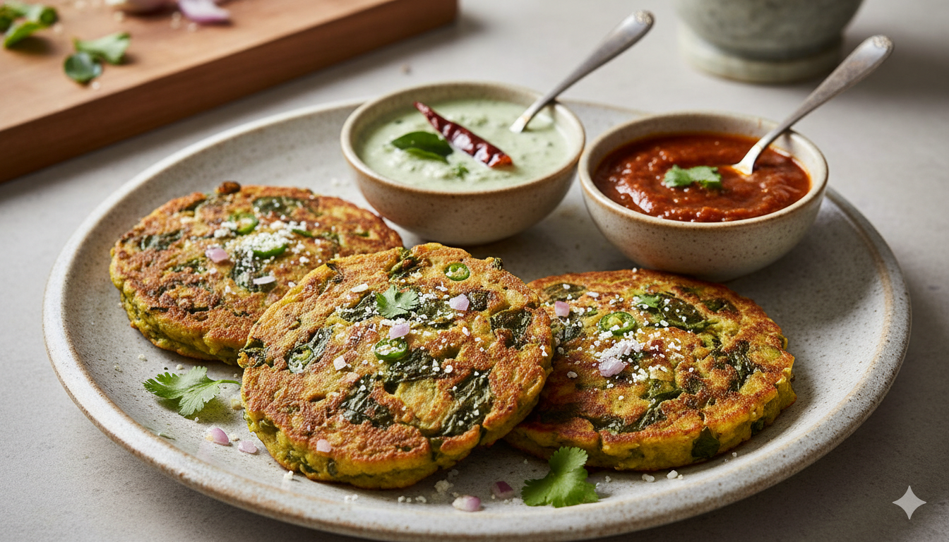 High-Protein Dal Palak Uttapam Recipe: A Healthy Choice For Kids' Tiffin