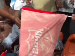 Watch: Fan Left With Bloodied Face After Being Hit by PBKS Stars Six During Rajasthan Royals Clash
