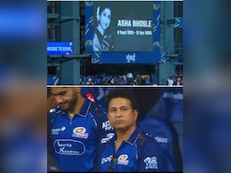 Moment Of Silence Observed In IPL In Memory Of Asha Bhosle Ahead Of MI vs RCB, Players Wear Black Armbands