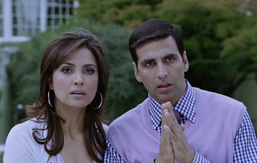 Lara Dutta and Akshay Kumar in Housefull