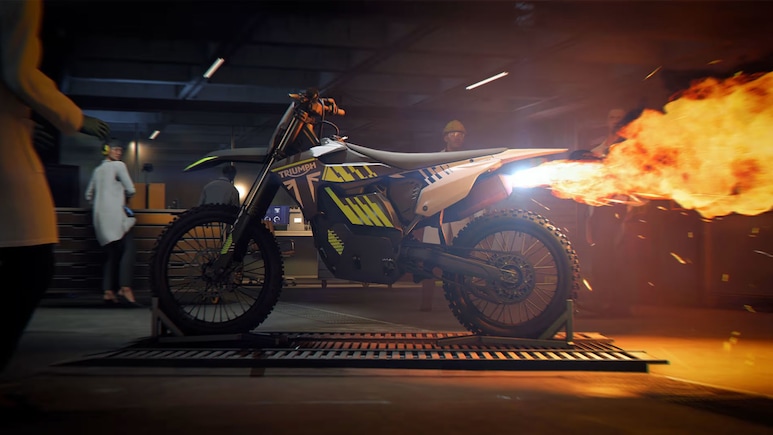 James Bond To Ride Flamethrower Triumph Motorcycle, But Not For A Movie